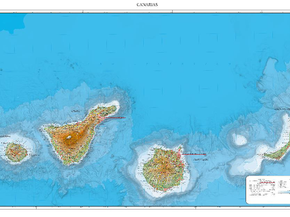 2nd place: Regional Map of the Canary Islands (Spain)